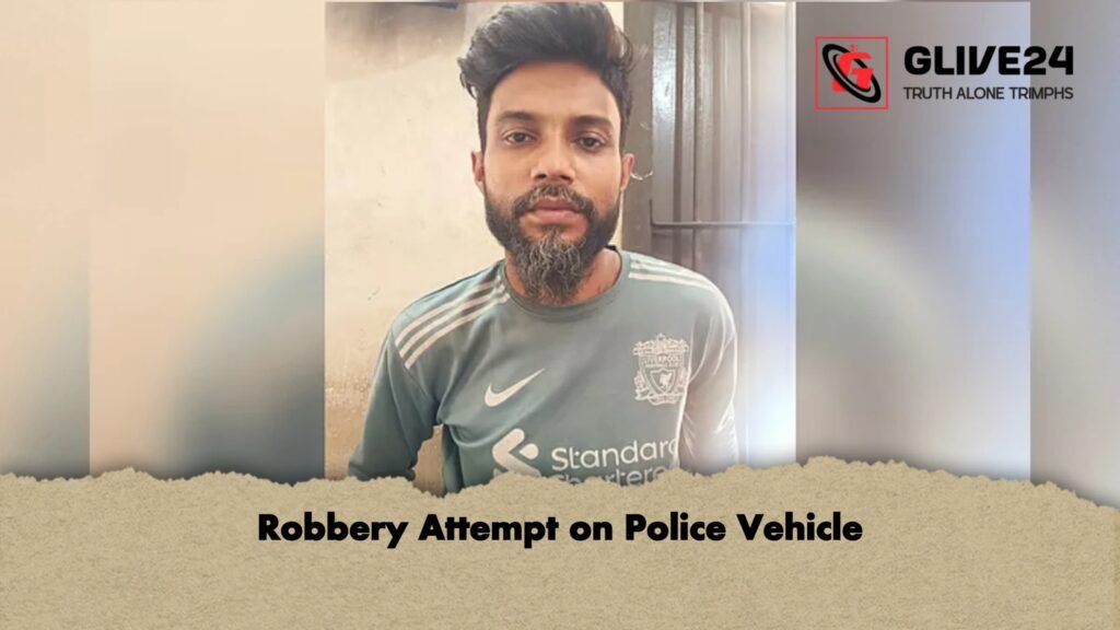 Robbery Attempt on Police Vehicle 1 Robbery Attempt on Police Vehicle