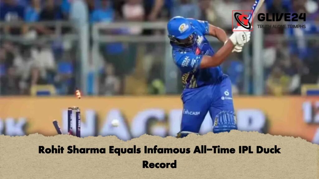 Rohit Sharma Equals Infamous All-Time IPL Duck Record
