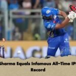 Rohit Sharma Equals Infamous All-Time IPL Duck Record