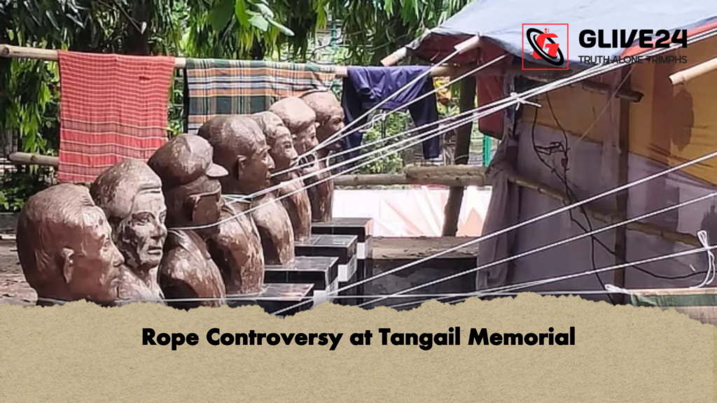 Rope Controversy at Tangail Memorial 2 Rope Controversy at Tangail Memorial Rope Controversy at Tangail Memorial
