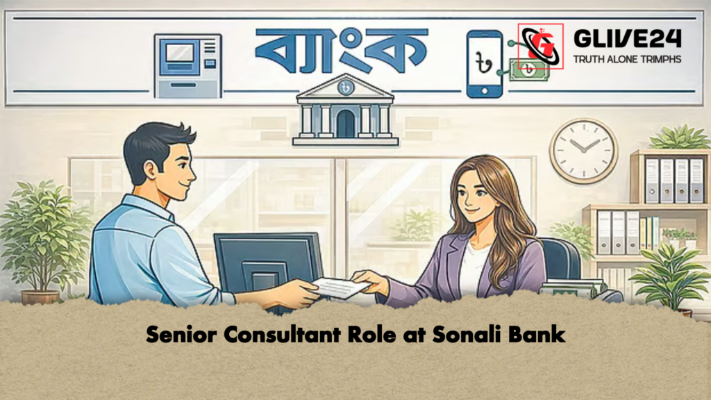 Senior Consultant Role at Sonali Bank Senior Consultant Role at Sonali Bank
