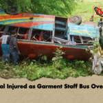 Several Injured as Garment Staff Bus Overturns Several Injured as Garment Staff Bus Overturns