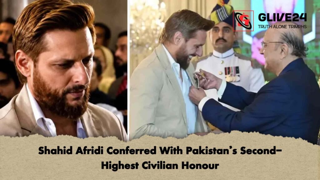 Shahid Afridi Conferred With Pakistan’s Second-Highest Civilian Honour