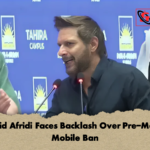 Shahid Afridi Faces Backlash Over Pre Marital Mobile Ban 2 Shahid Afridi Faces Backlash Over Pre-Marital Mobile Ban