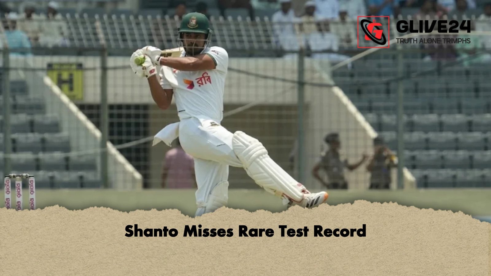 Shanto Misses Rare Test Record 1 Shanto Misses Rare Test Record