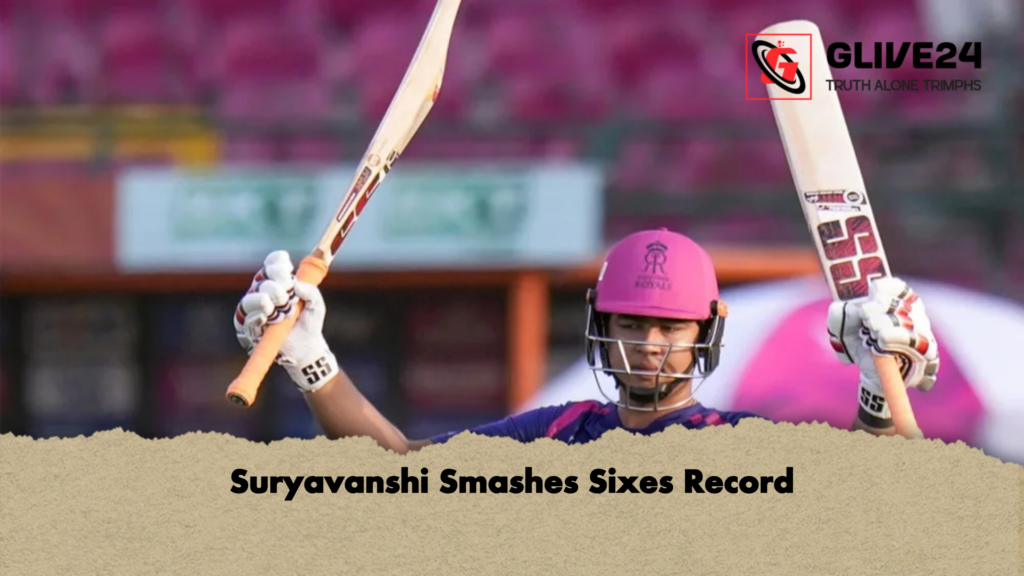 Suryavanshi Smashes Sixes Record Suryavanshi Smashes Sixes Record