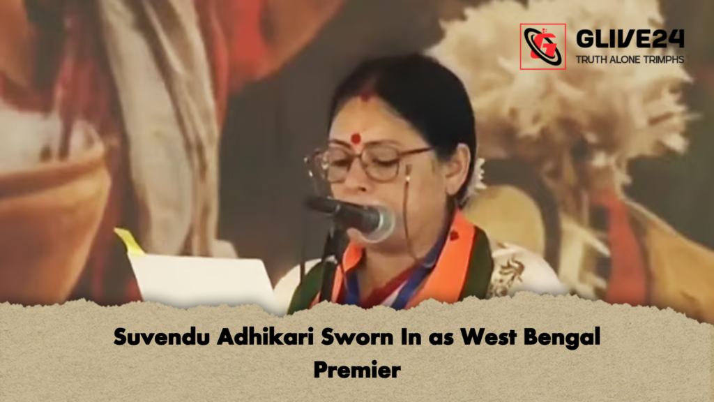 Suvendu Adhikari Sworn In as West Bengal Premier Suvendu Adhikari Sworn In as West Bengal Premier