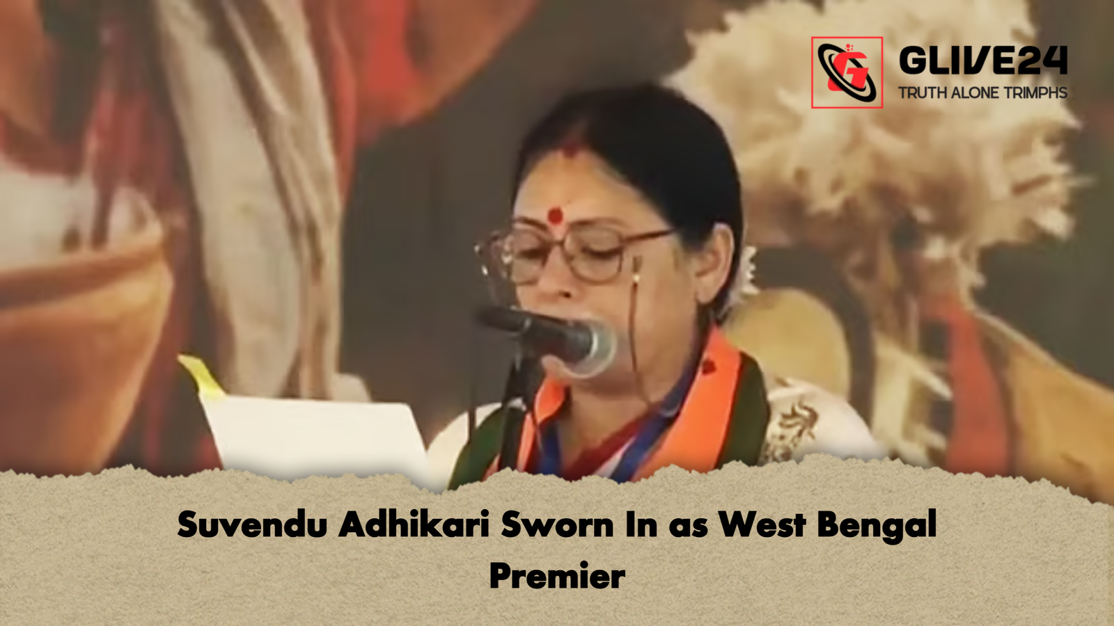 Suvendu Adhikari Sworn In as West Bengal Premier Suvendu Adhikari Sworn In as West Bengal Premier