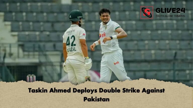Taskin Ahmed Deploys Double Strike Against Pakistan