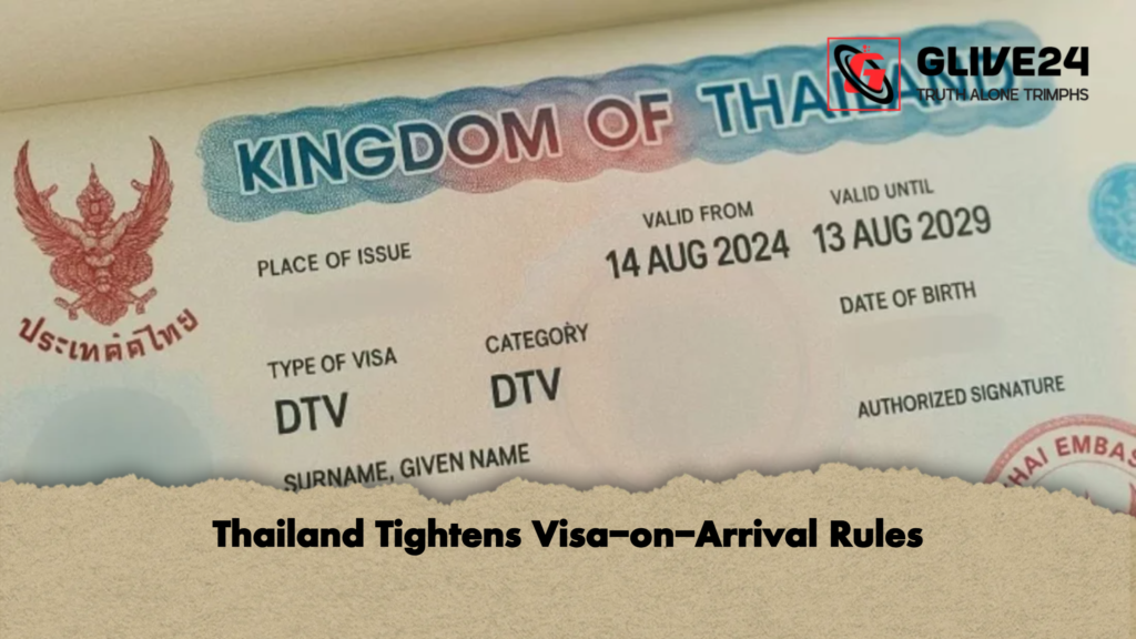 Thailand Tightens Visa on Arrival Rules Thailand Tightens Visa-on-Arrival Rules