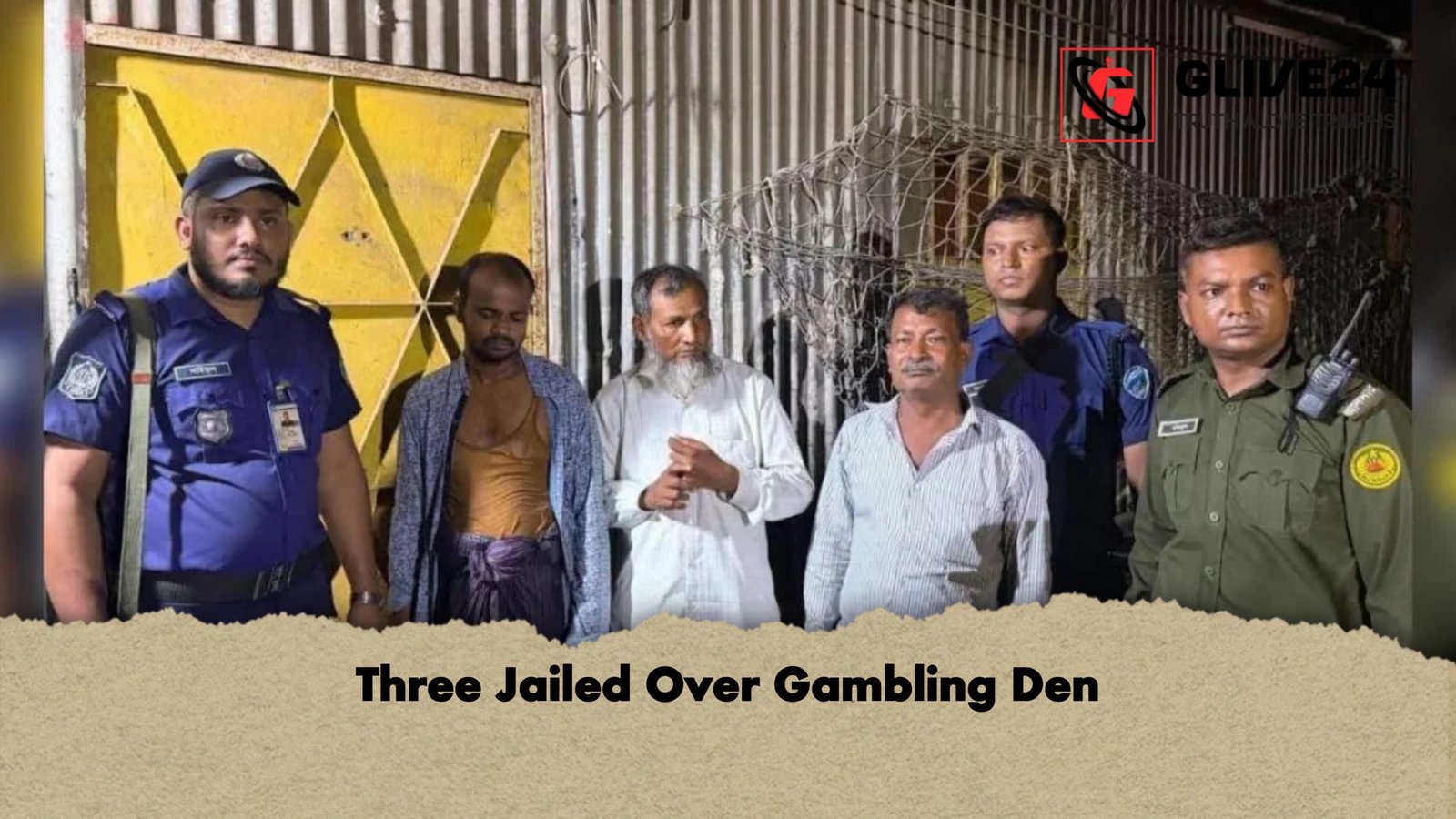 Three Jailed Over Gambling Den