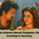 Trisha Krishnan Attends Thalapathy Vijays Swearing In Ceremony Trisha Krishnan Attends Thalapathy Vijay’s Swearing-In Ceremony