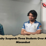 University Suspends Three Students Over Alleged Misconduct 2 University Suspends Three Students Over Alleged Misconduct
