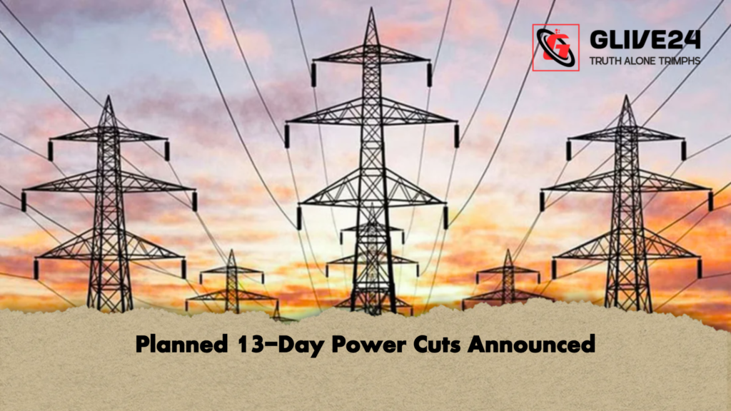 news thumbnail 1778144880222 Planned 13-Day Power Cuts Announced
