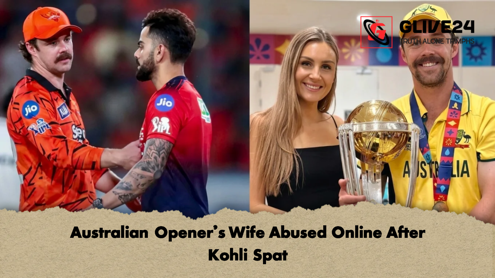 news thumbnail 1779729560705 Australian Opener’s Wife Abused Online After Kohli Spat