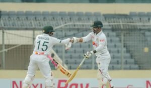 দ্বিতীয় ইনিংসে পাকিস্তান ক্রিকেট দলের বিপক্ষে বাংলাদেশের বড় লিড দ্বিতীয় ইনিংসে পাকিস্তান ক্রিকেট দলের বিপক্ষে বাংলাদেশের বড় লিড