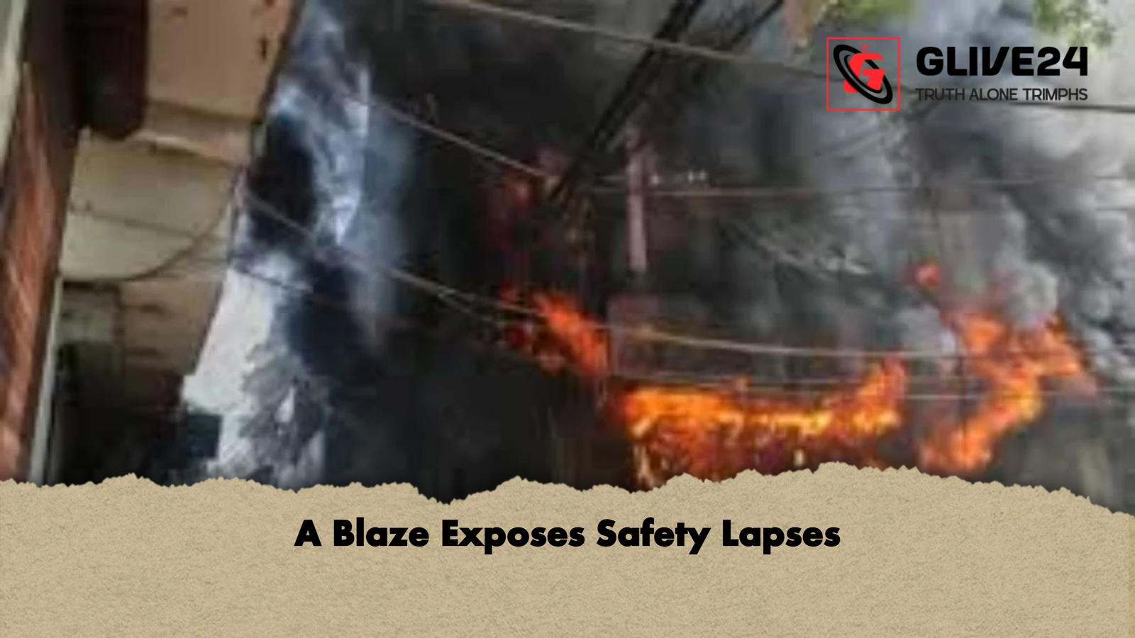 A Blaze Exposes Safety Lapses A Blaze Exposes Safety Lapses