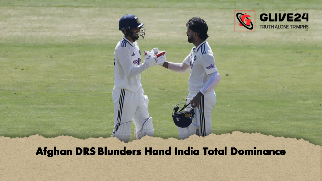 Afghan DRS Blunders Hand India Total Dominance 1 Afghan DRS Blunders Hand India Total Dominance
