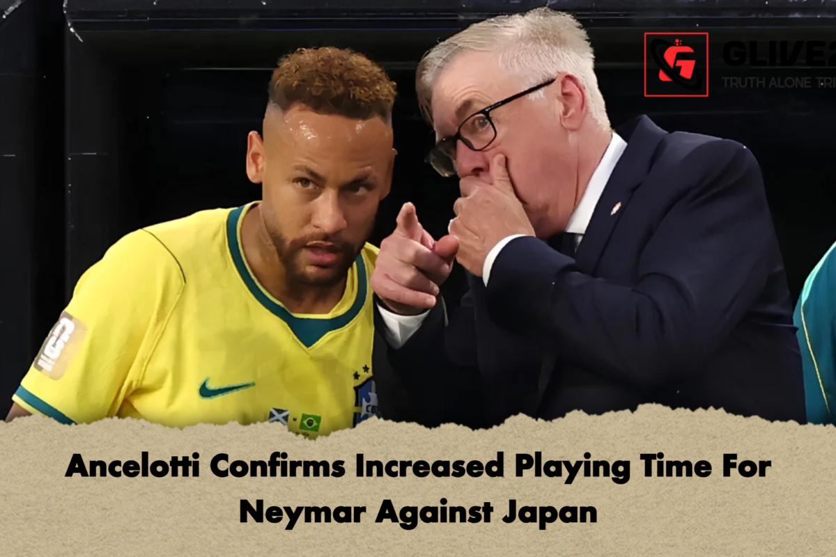 Ancelotti Confirms Increased Playing Time For Neymar Against Japan