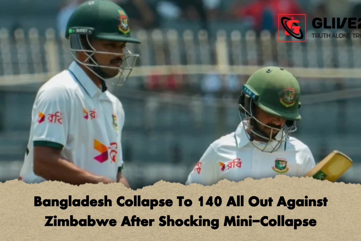 Bangladesh Collapse To 140 All Out Against Zimbabwe After Shocking Mini-Collapse