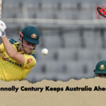 Connolly Century Keeps Australia Ahead Connolly Century Keeps Australia Ahead