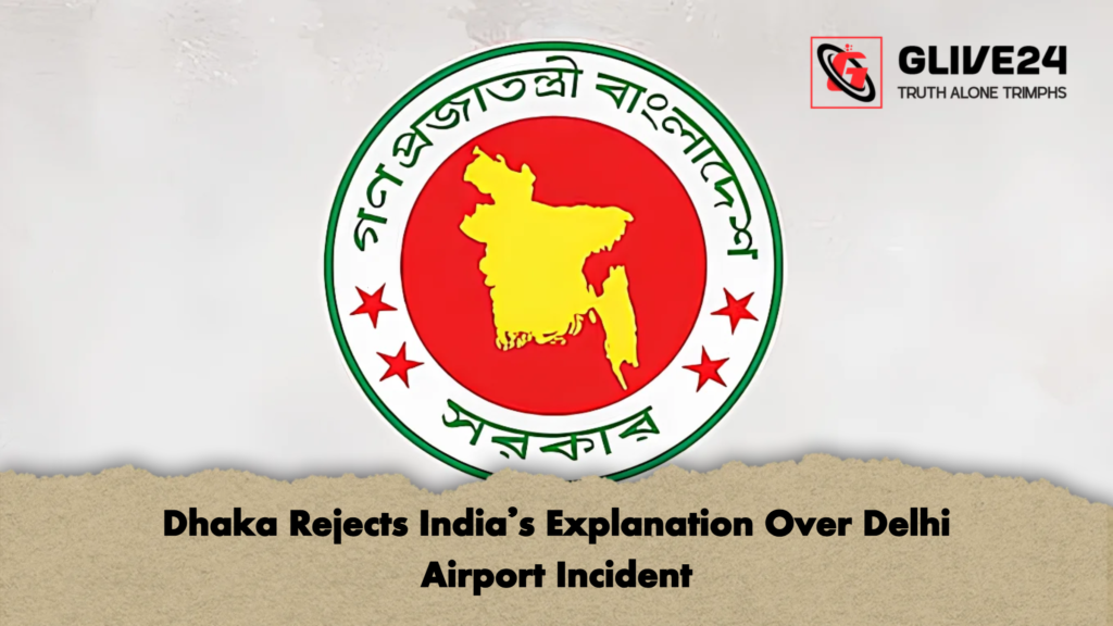 Dhaka Rejects India’s Explanation Over Delhi Airport Incident Dhaka Rejects Indias Explanation Over Delhi Airport Incident 2 Dhaka Rejects India’s Explanation Over Delhi Airport Incident