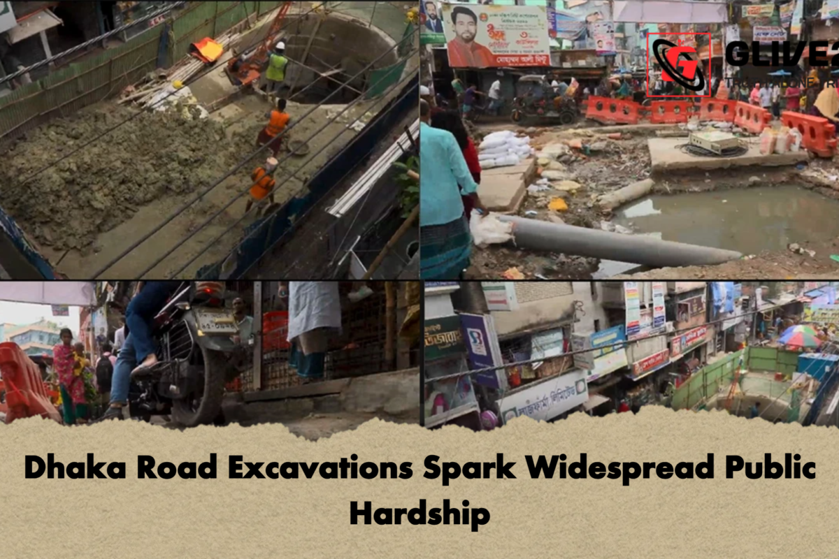 Dhaka Road Excavations Spark Widespread Public Hardship