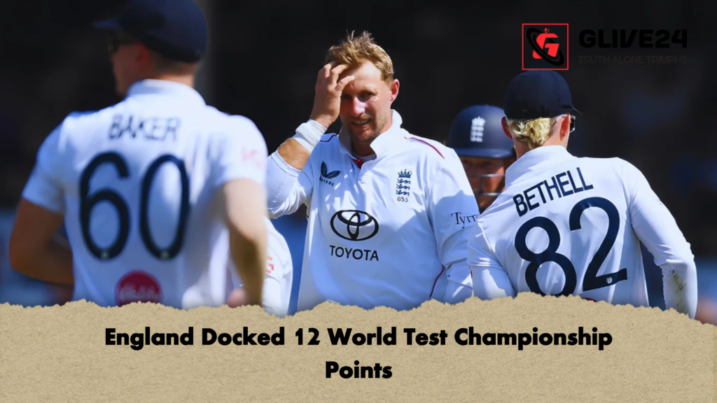 England Docked 12 World Test Championship Points 2 England Docked 12 World Test Championship Points
