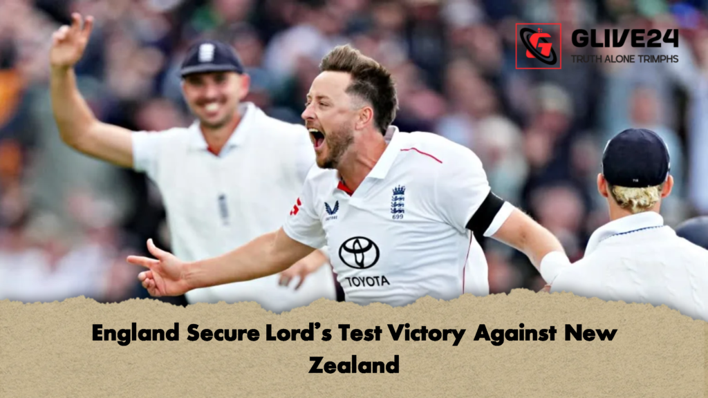 England Secure Lord's Test Victory Against New Zealand 2 England Secure Lords Test Victory Against New Zealand 1 England Secure Lord's Test Victory Against New Zealand