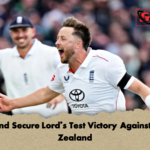 England Secure Lords Test Victory Against New Zealand 1 England Secure Lord's Test Victory Against New Zealand