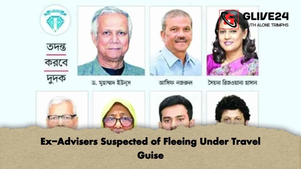 Ex-Advisers Suspected of Fleeing Under Travel Guise