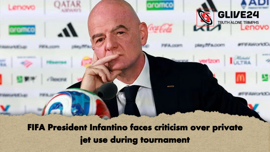 FIFA President Infantino faces criticism over private jet use during tournament 3 FIFA President Infantino faces criticism over private jet use during tournament FIFA President Infantino faces criticism over private jet use during tournament