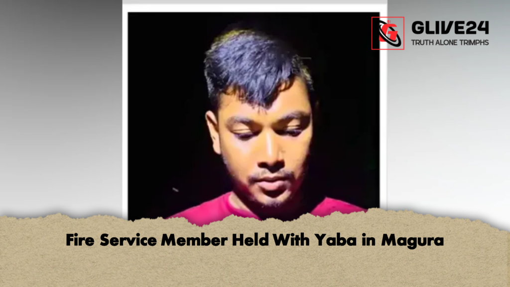 Fire Service Member Held With Yaba in Magura 2 Fire Service Member Held With Yaba in Magura