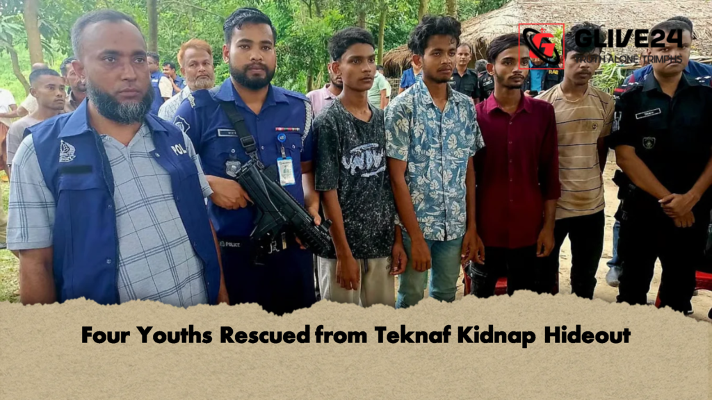 Four Youths Rescued from Teknaf Kidnap Hideout Four Youths Rescued from Teknaf Kidnap Hideout