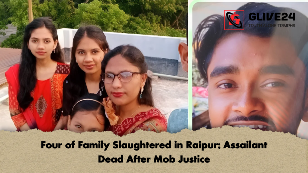 Four of Family Slaughtered in Raipur; Assailant Dead After Mob Justice 2 Four of Family Slaughtered in Raipur Assailant Dead After Mob Justice 2 Four of Family Slaughtered in Raipur; Assailant Dead After Mob Justice