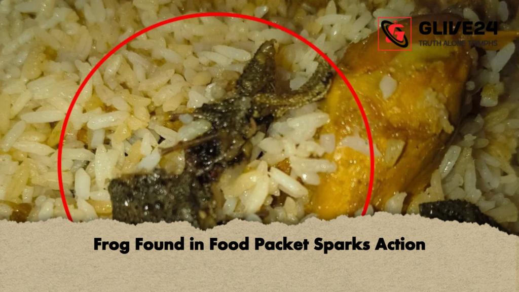 Frog Found in Food Packet Sparks Action Frog Found in Food Packet Sparks Action