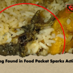 Frog Found in Food Packet Sparks Action Frog Found in Food Packet Sparks Action