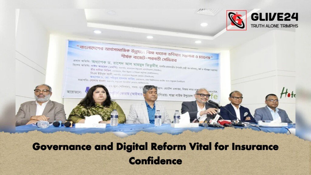 Governance and Digital Reform Vital for Insurance Confidence 1 Governance and Digital Reform Vital for Insurance Confidence