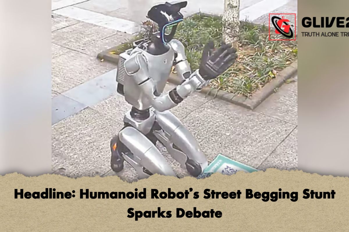 Headline: Humanoid Robot’s Street Begging Stunt Sparks Debate