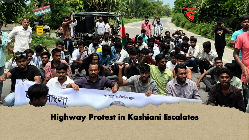 Highway Protest in Kashiani Escalates 2 Highway Protest in Kashiani Escalates