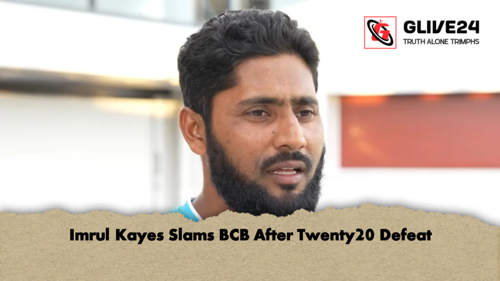 Imrul Kayes Slams BCB After Twenty20 Defeat 2 Imrul Kayes Slams BCB After Twenty20 Defeat