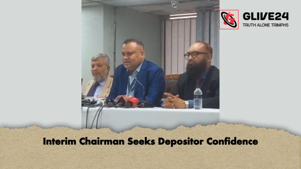 Interim Chairman Seeks Depositor Confidence 3 Interim Chairman Seeks Depositor Confidence Interim Chairman Seeks Depositor Confidence