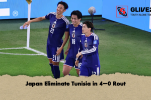 Japan Eliminate Tunisia in 4–0 Rout