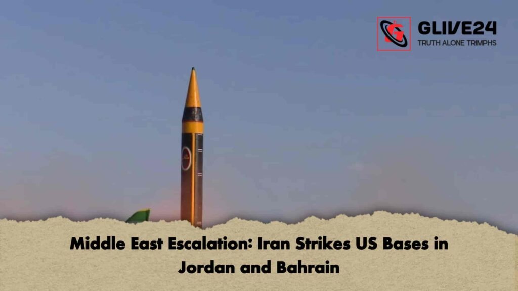 Middle East Escalation Iran Strikes US Bases in Jordan and Bahrain