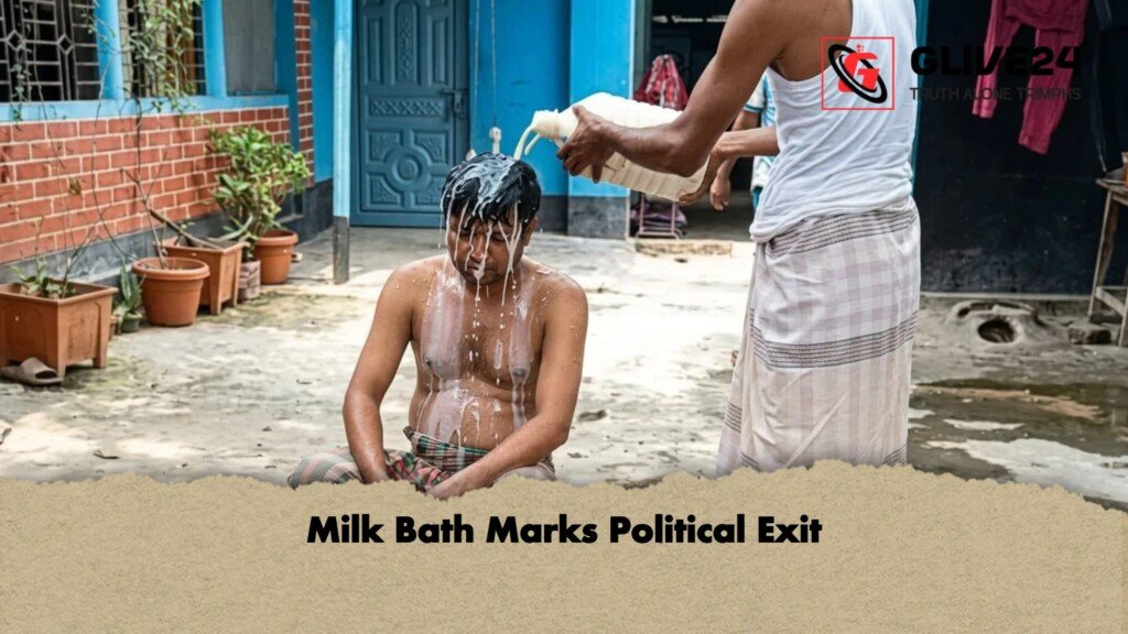 Milk Bath Marks Political Exit 1 Milk Bath Marks Political Exit