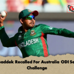 Mosaddek Recalled For Australia ODI Series Challenge 1 Mosaddek Recalled For Australia ODI Series Challenge