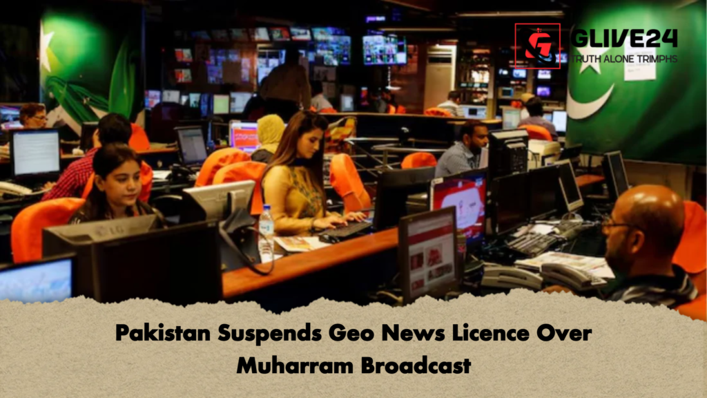Pakistan Suspends Geo News Licence Over Muharram Broadcast Pakistan Suspends Geo News Licence Over Muharram Broadcast