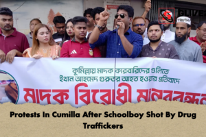 Protests In Cumilla After Schoolboy Shot By Drug Traffickers