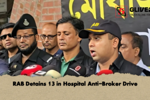 RAB Detains 13 in Hospital Anti-Broker Drive