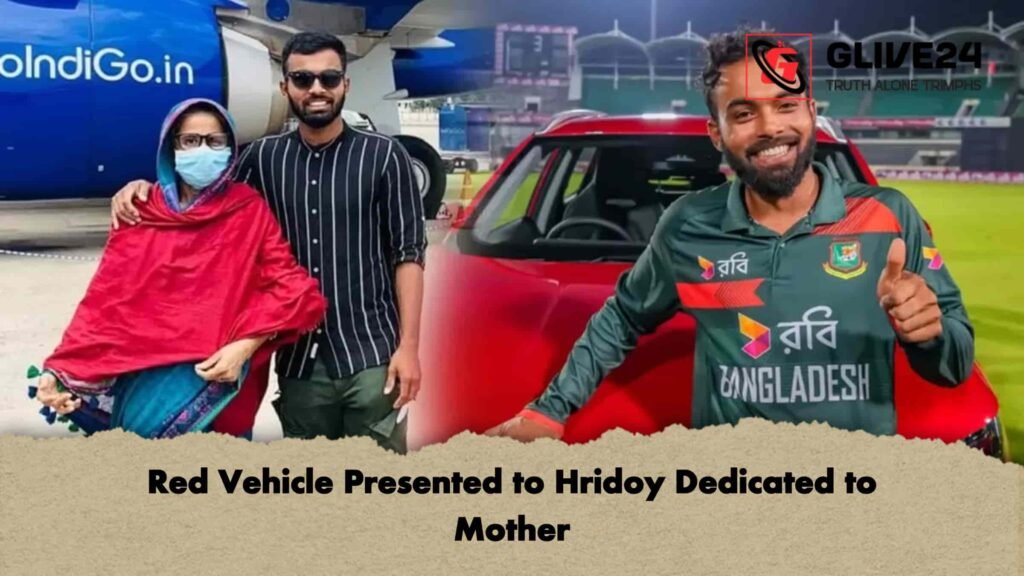Red Vehicle Presented to Hridoy Dedicated to Mother 1 Red Vehicle Presented to Hridoy Dedicated to Mother